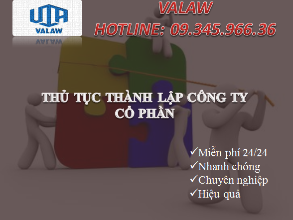 THỦ TỤC THÀNH LẬP CÔNG TY CỔ PHẦN